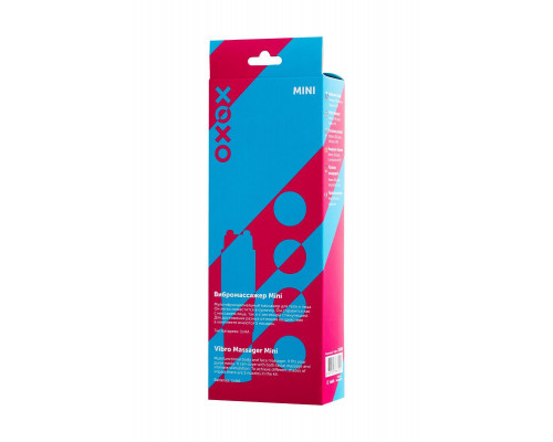 Вибромассажер XOXO MINI, ABS пластик, фиолетовый, 10 см