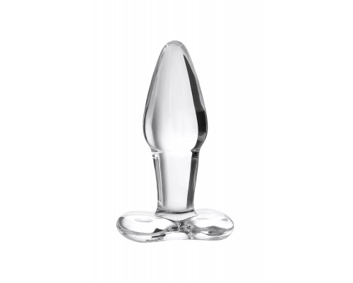 Анальная втулка Sexus Glass, стекло, прозрачная, 10,5 см, Ø 3,5 см