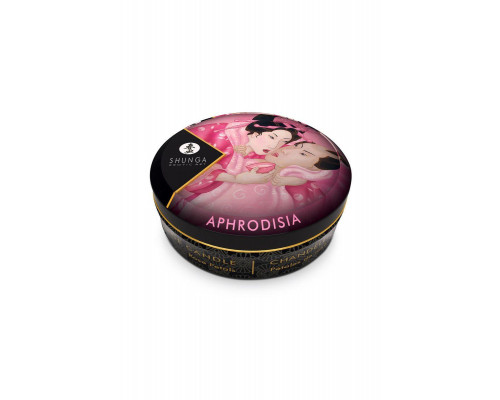 Массажное аромамасло в виде свечи Shunga «Афродизия. Лепестки роз» (Aphrodisia. Rose Petals), 30 м