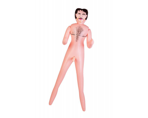 Кукла надувная Dolls-X by TOYFA Jacob, мужчина, телесный, 160 см