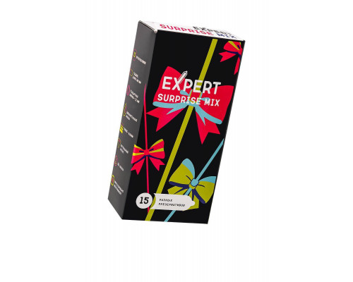 Презервативы EXPERT Surprise Mix, секретный микс, 15 шт