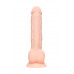 Фаллоимитатор RealStick Silicone Kit H, сайлекспан, телесный, 18 см