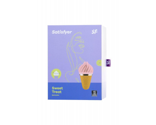 Спиннатор Satisfyer Sweet Treat , силикон, розовый, 10,4 см.