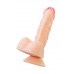 Реалистичный фаллоимитатор RealStick Nude Shaw, PVC, телесный, 17 см
