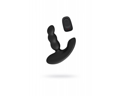Стимулятор простаты Levett Nitoc, силикон, черный, 12,5 см