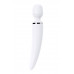 Нереалистичный вибратор Satisfyer Wand-er Woman, ABS пластик, белый, 34 см