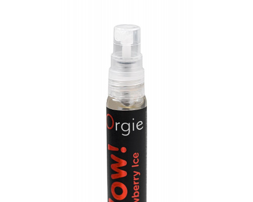 Оральный спрей с охлаждающим эффектом Orgie WOW! STRAWBERRY ICE Blowjob Spray, клубника, 10 мл