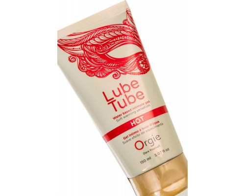 Интимный гель ORGIE LUBE TUBE HOT, водная основа, с разогревающим эффектом, 150 мл