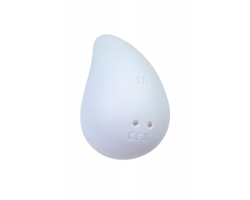 Вибромассажер Satisfyer Dew Drop, силикон, голубой, 8,1 см