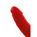 Насадка на пенис для двойного проникновения Black&Red by TOYFA , силикон, красный, 16,5 см