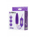 Виброяйцо с пультом управления A-Toys by TOYFA Cony, силикон, фиолетовый, 7,6 см
