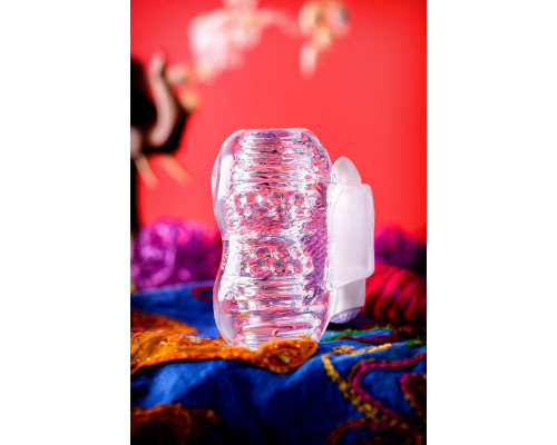 Мастурбатор нереалистичный Lingam by TOYFA Khani, TPE, прозрачный, 9 см