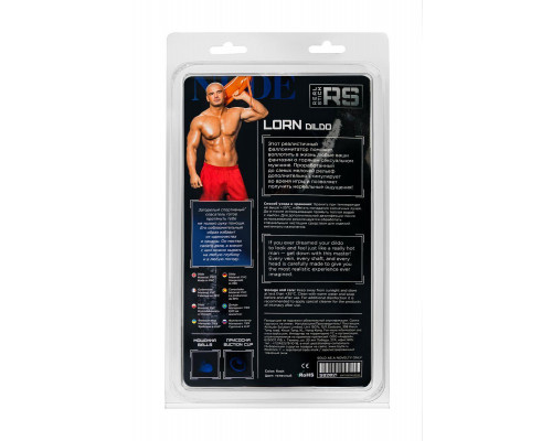 Реалистичный фаллоимитатор RealStick Nude Lorn, PVC, телесный, 20 см