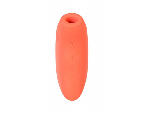 Вакуум-волновой стимулятор клитора Satisfyer Magnetic Deep Pulse, силикон, абрикосовый, 11,6 см