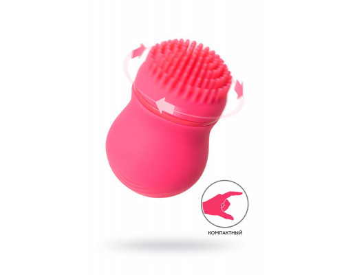 Стимулятор клитора PPP CURU-CURU BRUSH ROTER, ABS-пластик, розовый, 5,5 см