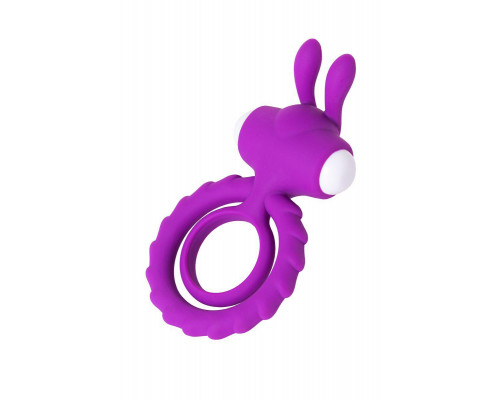 Эрекционное кольцо на пенис JOS GOOD BUNNY, силикон, фиолетовый, 9 см