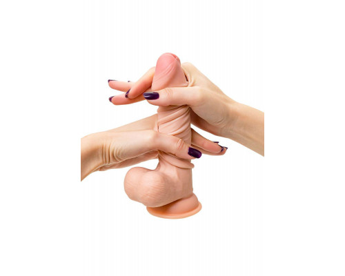 Реалистичный фаллоимитатор My Babe by RealStick My Treasure, TPE, телесный, 18,5 см
