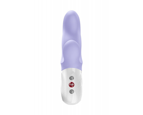 Вибратор с клиторальным стимулятором Fun Factory MiSS BI, силикон, сиреневый, 17 см