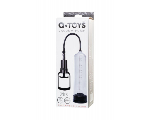 Помпа для пениса A-Toys by TOYFA Onyx, PVC, прозрачный, 23,5 см