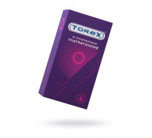 Презервативы Torex, ультратонкие, латекс, 19 см, 5,5 см, 12 шт.