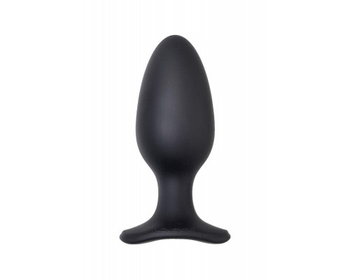 Анальная втулка LOVENSE Hush 2 (L), силикон, черная, 15 см, Ø 5,7 см