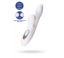 Вибратор Satisfyer Pro+ G-Spot, с вакуумно-волновым стимулятором, силикон, белый, 22 см