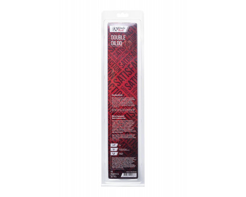 Двусторонний фаллоимитатор Black&Red by TOYFA, ПВХ, чёрный, 31 см