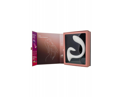 Вагинально-клиторальный вибратор Satisfyer G for Goddess 1, белый, 27 см