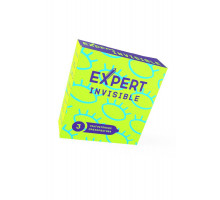 Презервативы EXPERT Invisible, ультратонкие, 3шт
