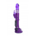 Вибратор с клиторальным стимулятором A-Toys by TOYFA, TPR, фиолетовый, 22 см
