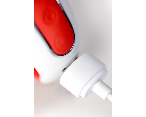 Нереалистичный вибратор Satisfyer Vibes Power Flower, силикон, красный, 18,8 см.