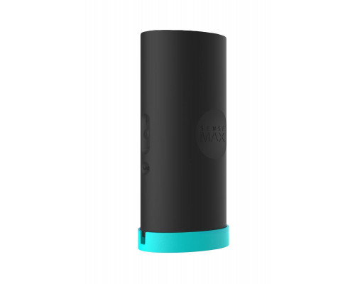 Мастурбатор нереалистичный Sense Max, силикон, черный, 18.5 см