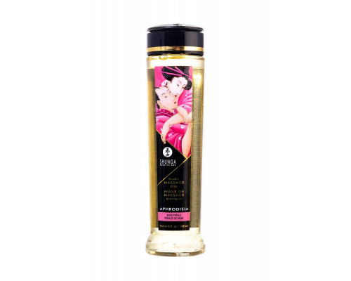 Масло массажное для тела Shunga «Афродизия. Лепестки роз» (Aphrodisia. Rose Petals) 240 мл.