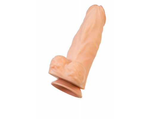 Вибратор-гигант LoveToy, реалистичный, neoskin, телесный, 28 см, Ø 8,9 см