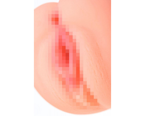 Мастурбатор реалистичный KOKOS BELLANA ONAHOLE с вибрацией, TPR, телесный, 16 см
