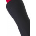 Двусторонний вибромассажер Black&Red by TOYFA, силикон, черный, 21 см