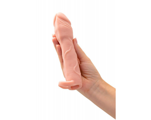 Насадка на пенис XLover by TOYFA для увеличения размера, TPE, телесный, 19 см