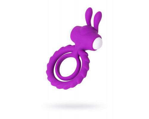 Эрекционное кольцо на пенис JOS GOOD BUNNY, силикон, фиолетовый, 9 см