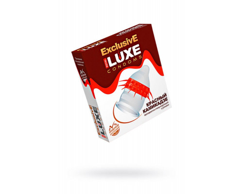 Презервативы Luxe, exclusive, «Красный камикадзе», 18 см, 5,2 см, 1 шт.