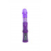 Вибратор с клиторальным стимулятором A-Toys by TOYFA, TPR, фиолетовый, 22 см