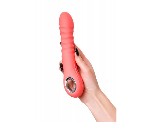 Стимулятор с функцией UP&DOWN Flovetta Flox, силикон, коралловый, 21,5 см
