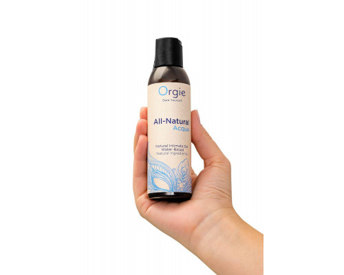 Интимный гель Orgie ALL - NATURAL ACQUA на водной основе, 150 мл