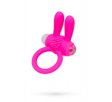 Эрекционное кольцо на пенис A-Toys by TOYFA Rabbi, силикон, розовый, Ø 2,5 см