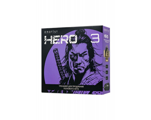 Многофункциональный тренажер для мужчин Erotist Hero 3, ТРЕ, черный, 5,3 см