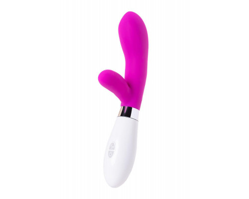 Вибратор с клиторальным стимулятором A-Toys by TOYFA Mady, силикон, розовый, 20,4 см