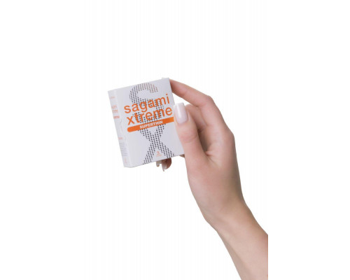 Презервативы Sagami, xtreme, 0.04, латекс, 19 см, 5,4 см, 3 шт.