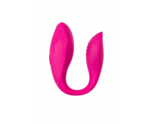 Вибратор для пар A-Toys by TOYFA Cobrum, силикон, розовый, 9,6 см