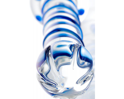 Двусторонний фаллоимитатор Sexus Glass, стекло, прозрачный, 22,5 см