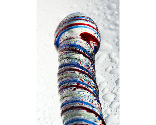 Нереалистичный фаллоимитатор Sexus Glass, стекло, прозрачный, 16,5 см
