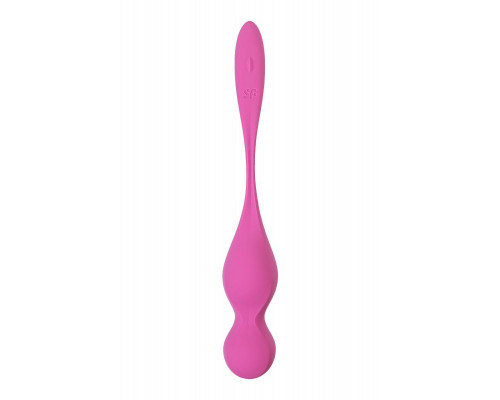 Вагинальные шарики с вибрацией Satisfyer Love Birds 1 Connect App, розовый, 22,2 см
